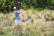 Rory McIlroy practicing ahead of the 2024 U.S. Open